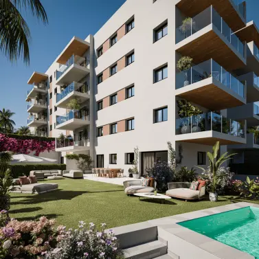 Sale of middle floor apartment in Estepona