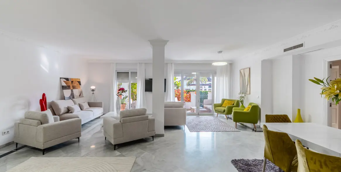 Long-term rent of ground floor apartment in The Golden Mile 1