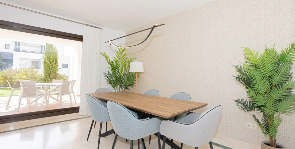 Sale of ground floor apartment in Casares Playa 9