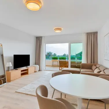 Venta de apartamento en planta media en La Campana