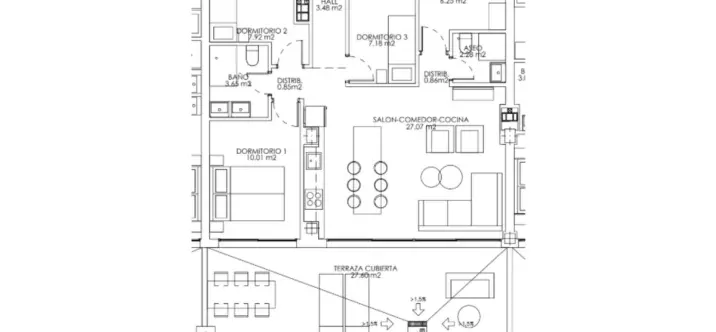 Venta de apartamento en planta media en Mijas Costa 2