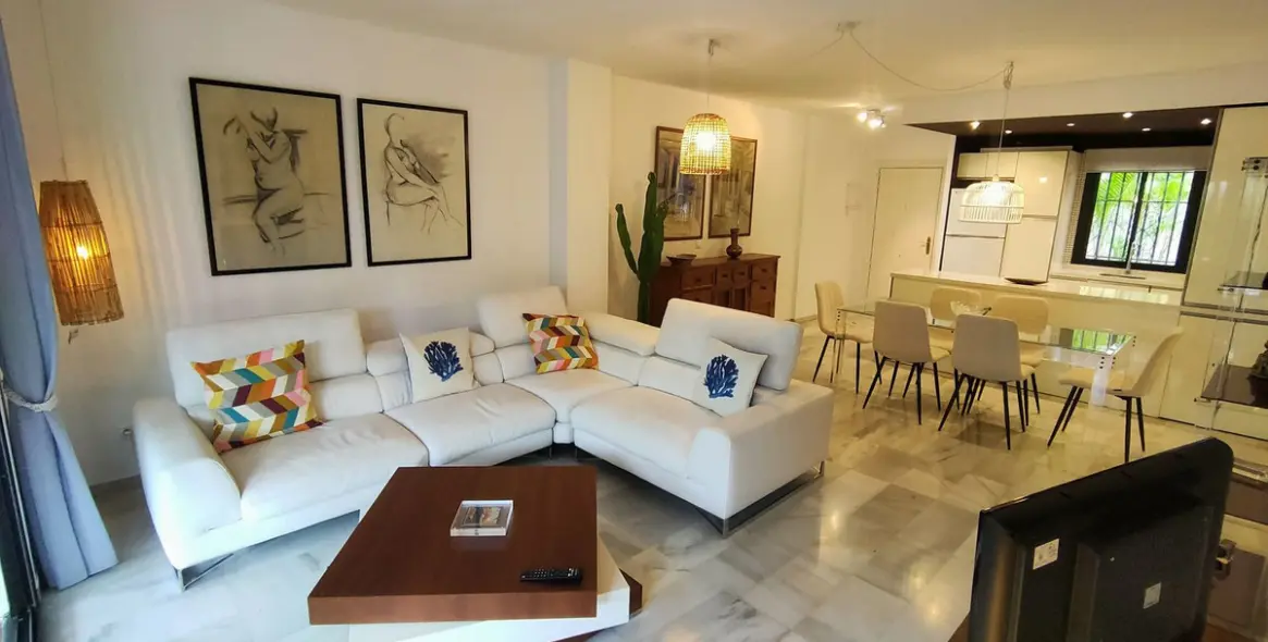 Long-term rent of ground floor apartment in Puerto Banús 1