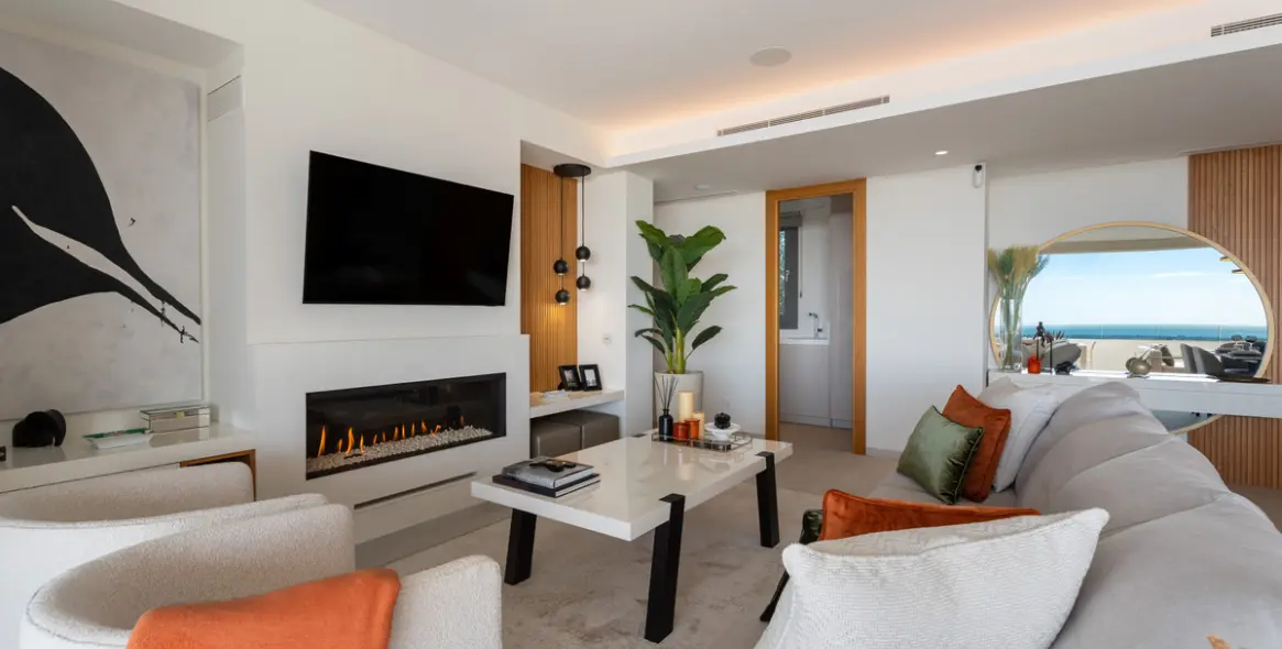 Venta de apartamento en planta media en Benahavís 14