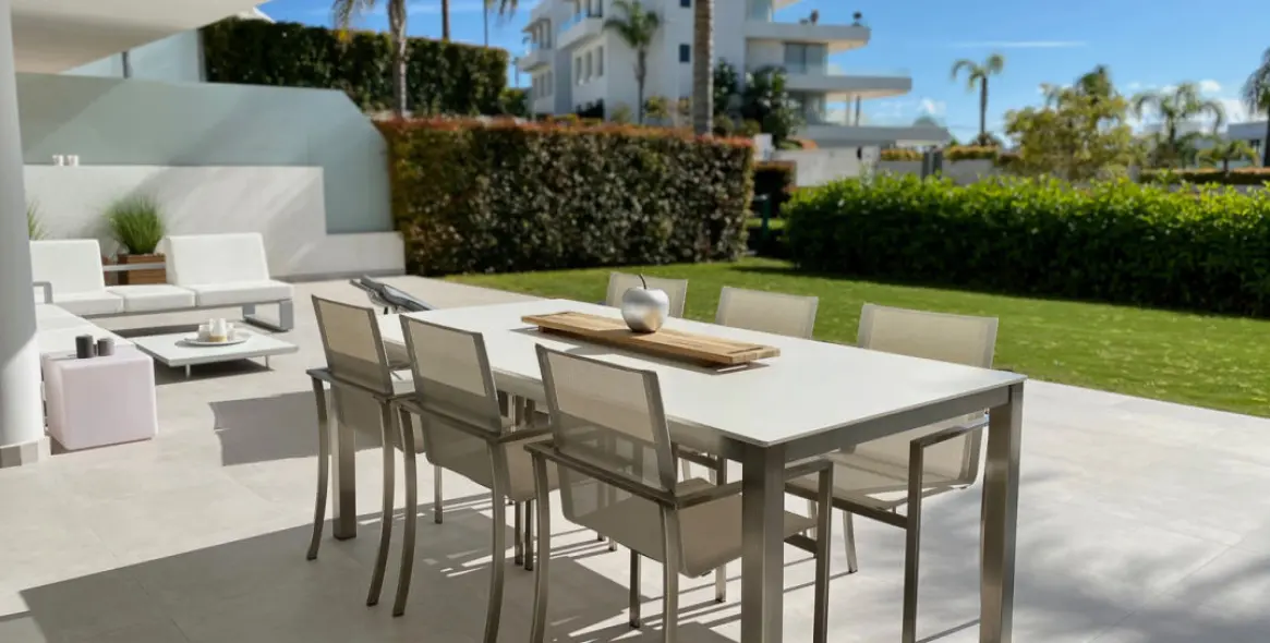 Short-term rent of ground floor apartment in Estepona 5