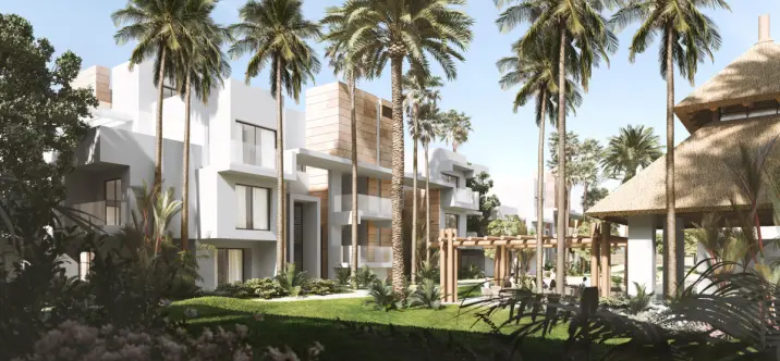 Venta de apartamento en planta baja en New Golden Mile 1