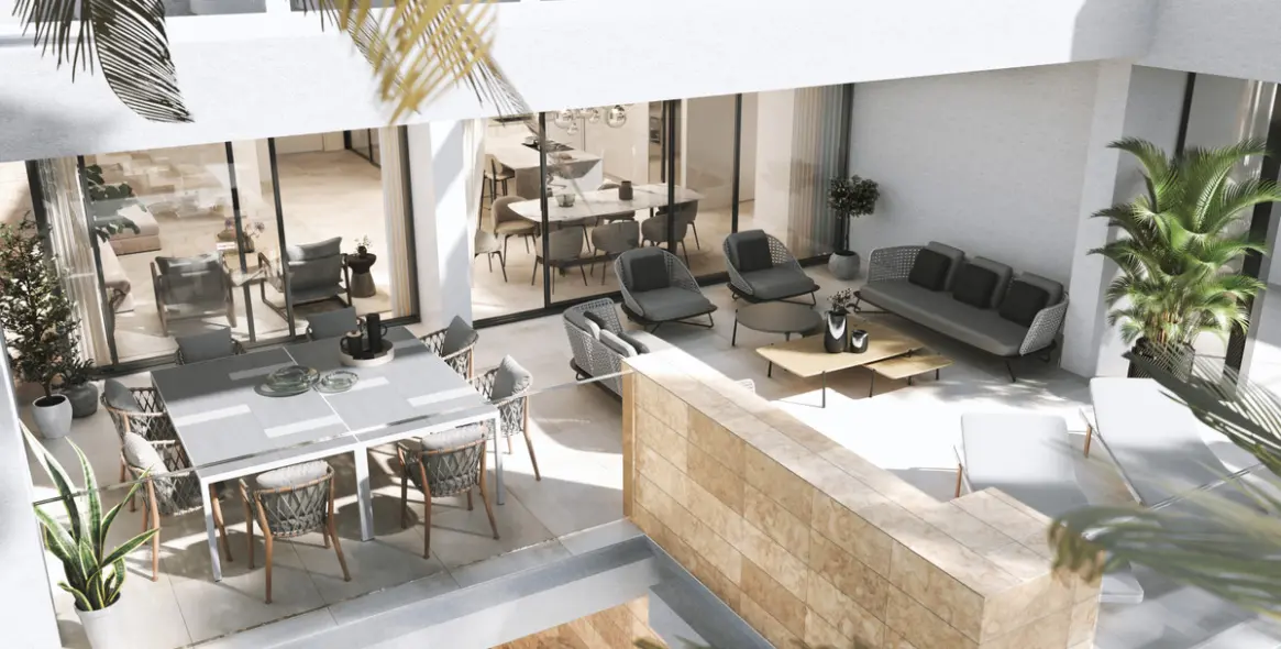 Venta de apartamento en planta baja en New Golden Mile 4