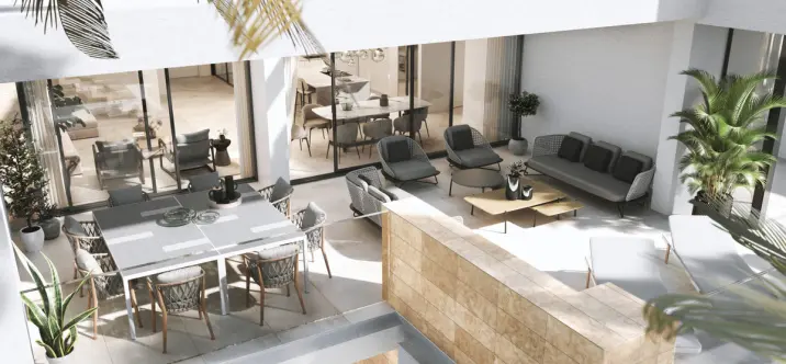 Venta de apartamento en planta baja en New Golden Mile 3