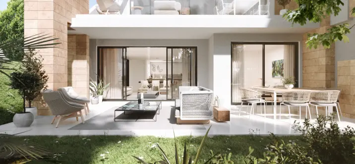 Venta de apartamento en planta baja en New Golden Mile 4