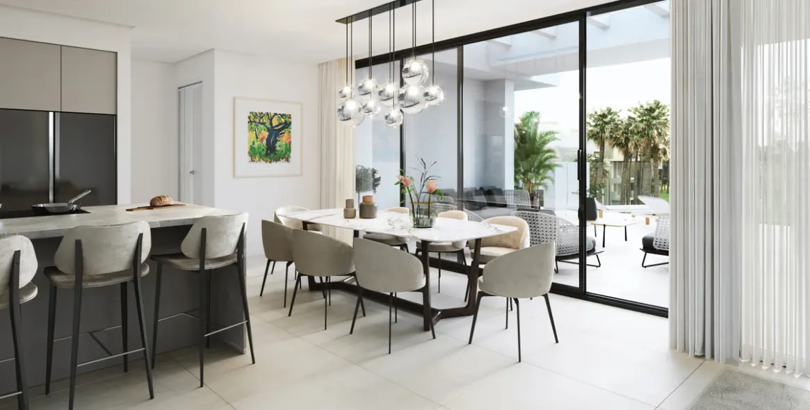 Venta de apartamento en planta baja en New Golden Mile 14