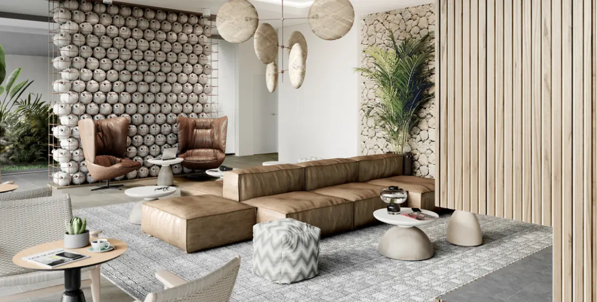 Venta de apartamento en planta baja en New Golden Mile 15