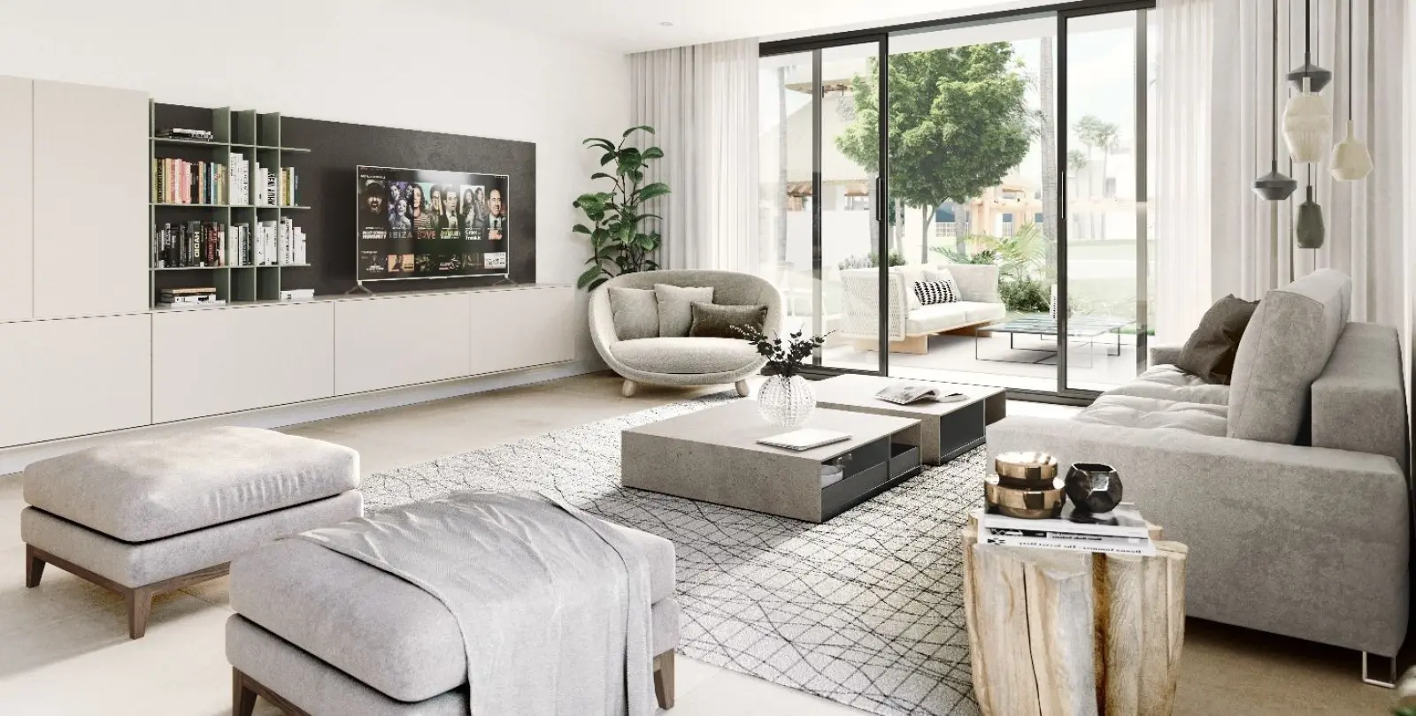 Продажа апартаментов на первом этаже в New Golden Mile 4