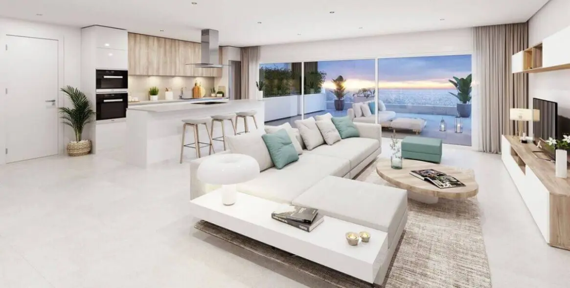 Sale of middle floor apartment in Estepona 2