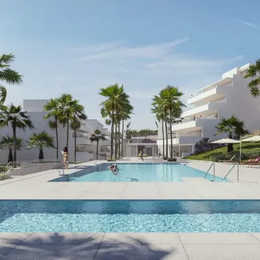 Sale of middle floor apartment in Estepona