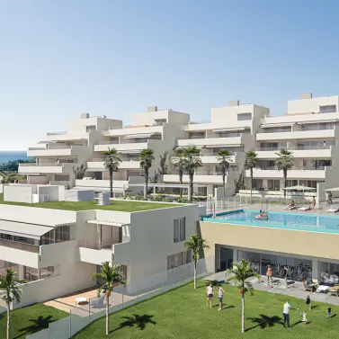 Sale of middle floor apartment in Estepona