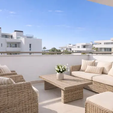 Продажа двухуровневого пентхауса в Estepona