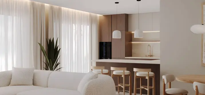 Долгосрочная аренда апартаментов на среднем этаже в La Quinta 0