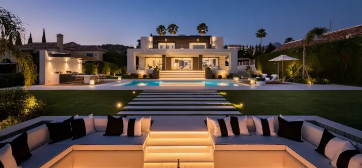 Short-term rent of detached villa in Marbella 1