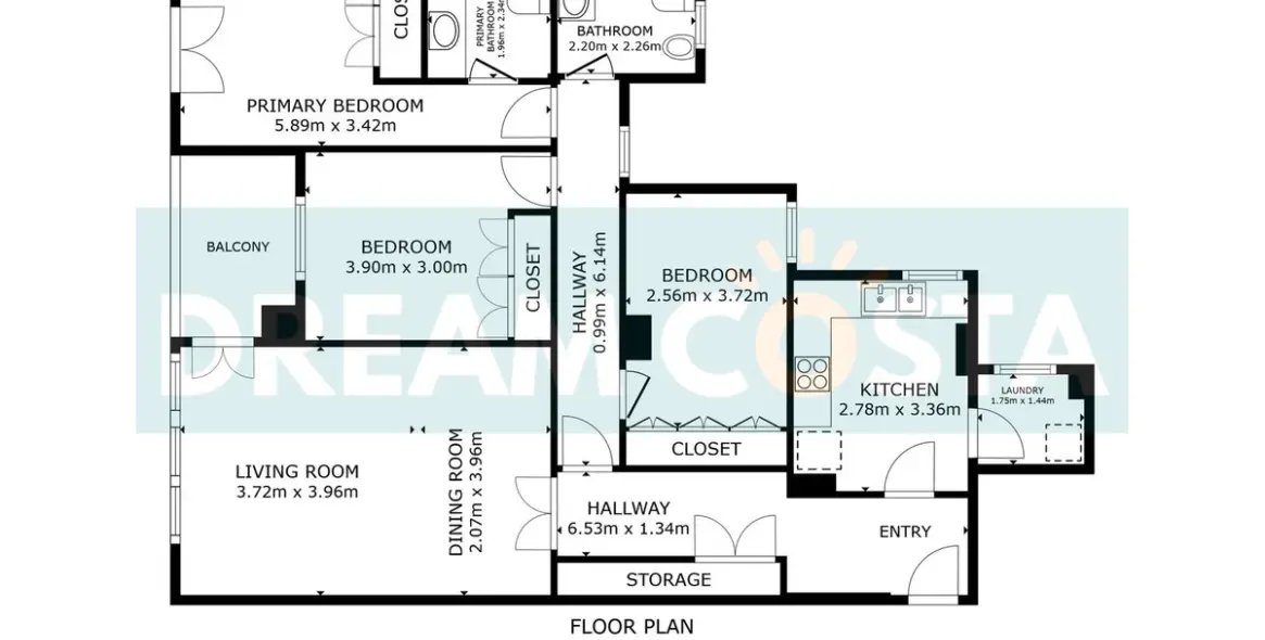 Venta de apartamento en planta media en Huelin 1