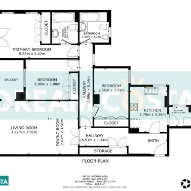 Venta de apartamento en planta media en Huelin