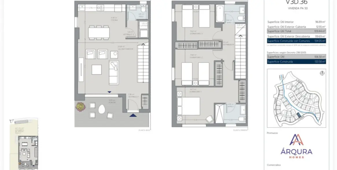 Продажа дома на две семьи в Riviera del Sol 12