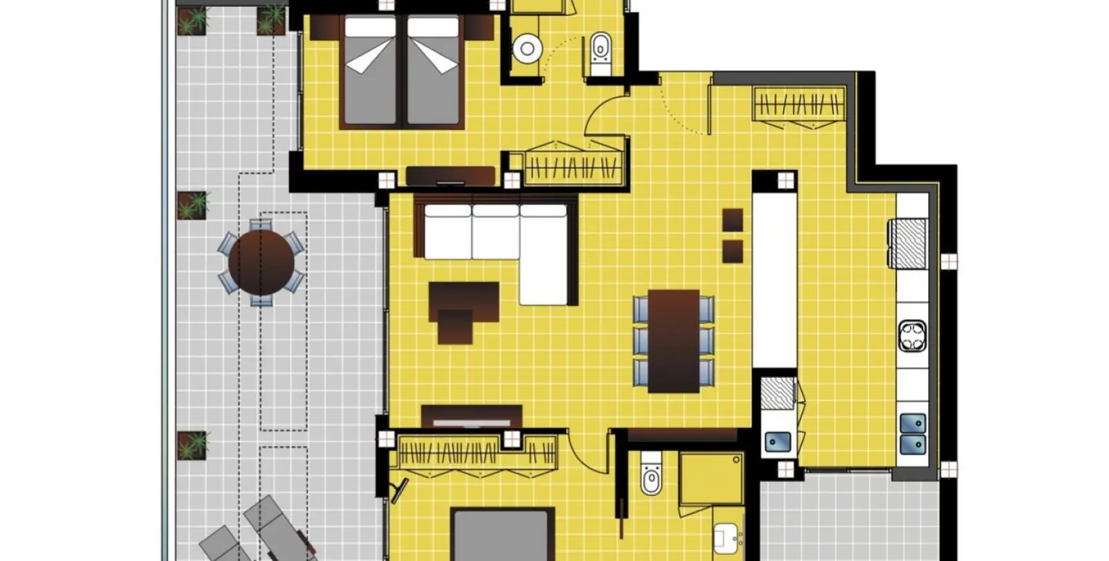 Sale of middle floor apartment in Los Arqueros 19