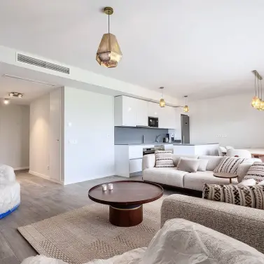 Short-term rent of ground floor apartment in Cancelada