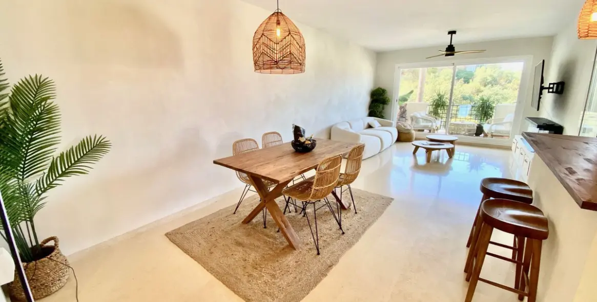 Long-term rent of ground floor apartment in Elviria 9