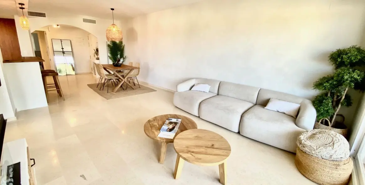 Long-term rent of ground floor apartment in Elviria 10