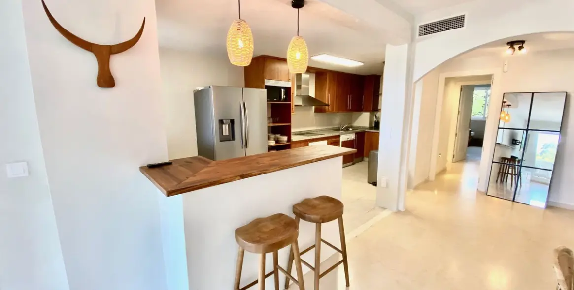 Long-term rent of ground floor apartment in Elviria 14