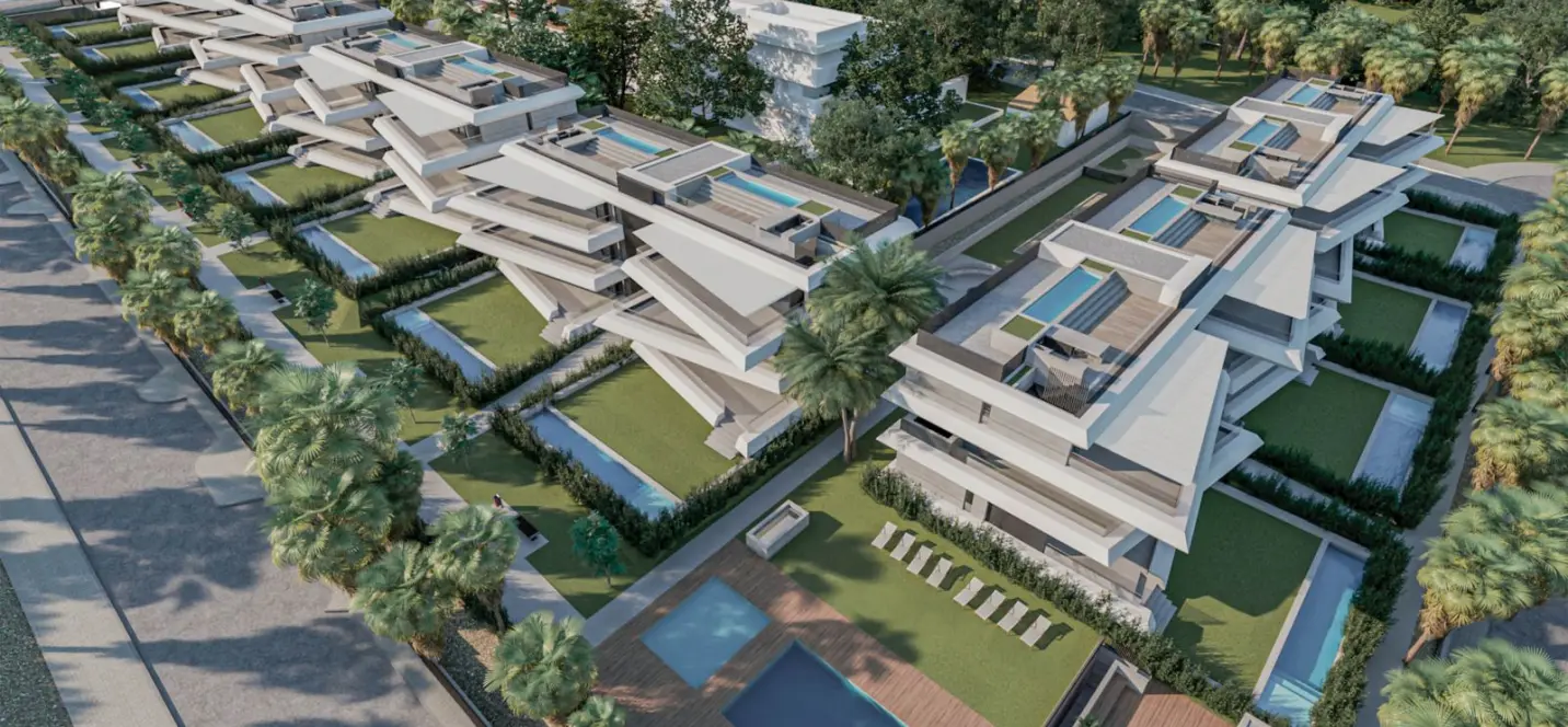 Venta de apartamento en planta media en New Golden Mile 1