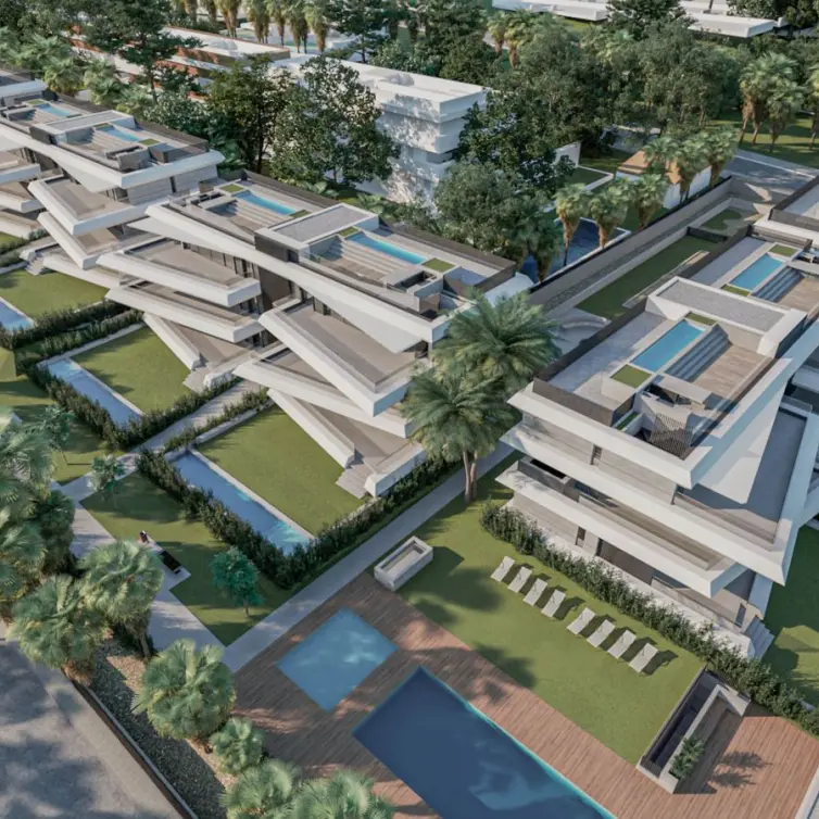 Venta de apartamento en planta media en New Golden Mile