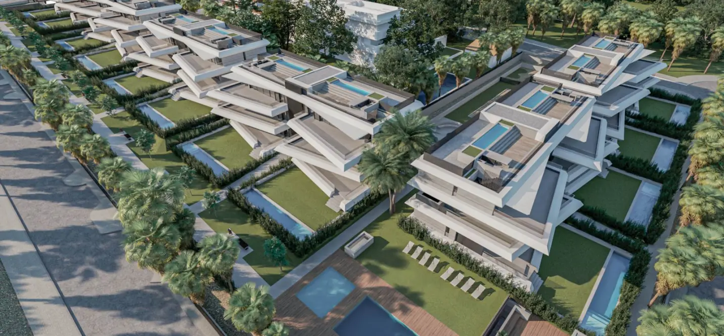 Venta de apartamento en planta media en New Golden Mile 3