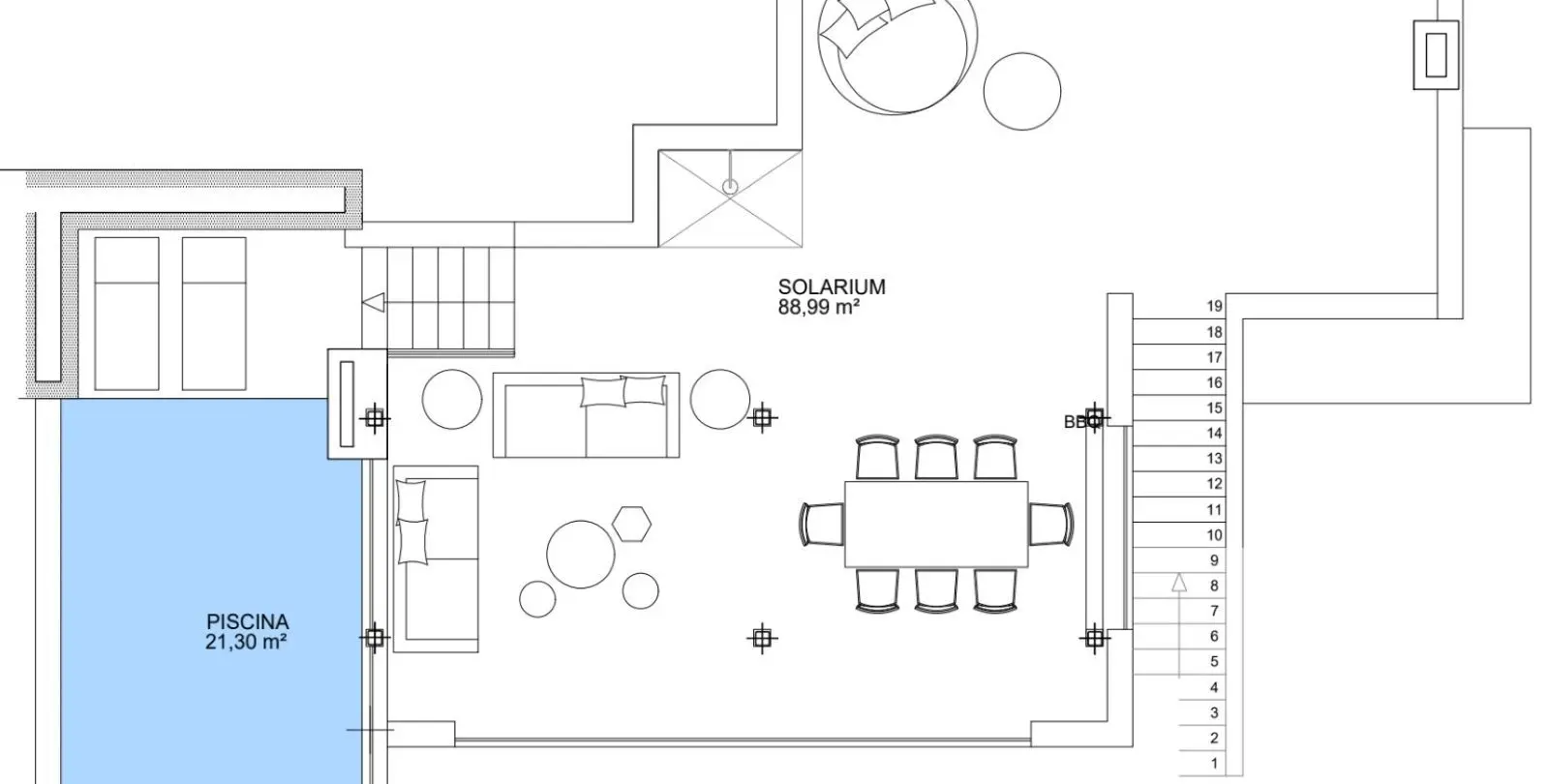 Sale of penthouse duplex in Ojén 21