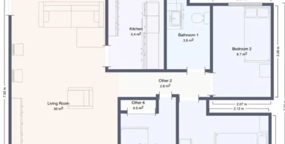 Sale of middle floor apartment in Los Boliches 30