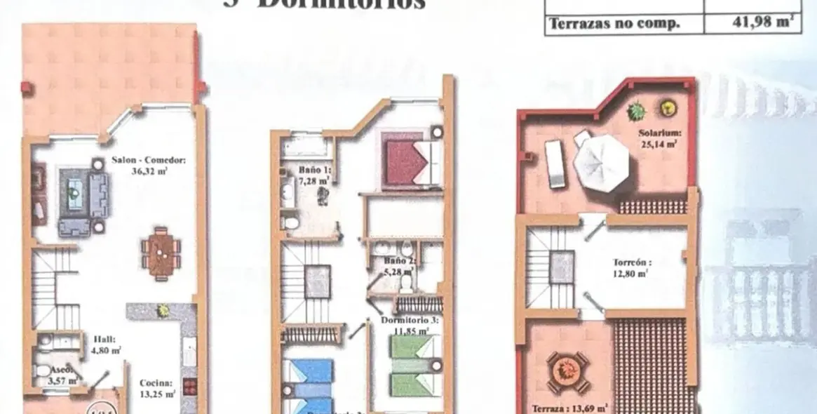 Sale of townhouse in Lauro Golf 18