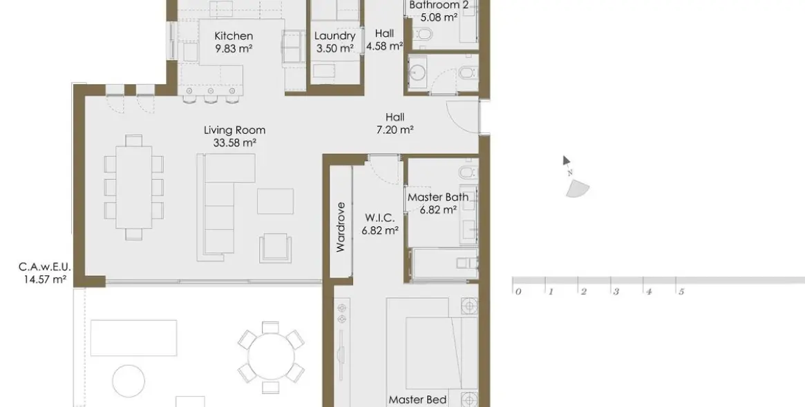 Sale of middle floor apartment in Ojén 17