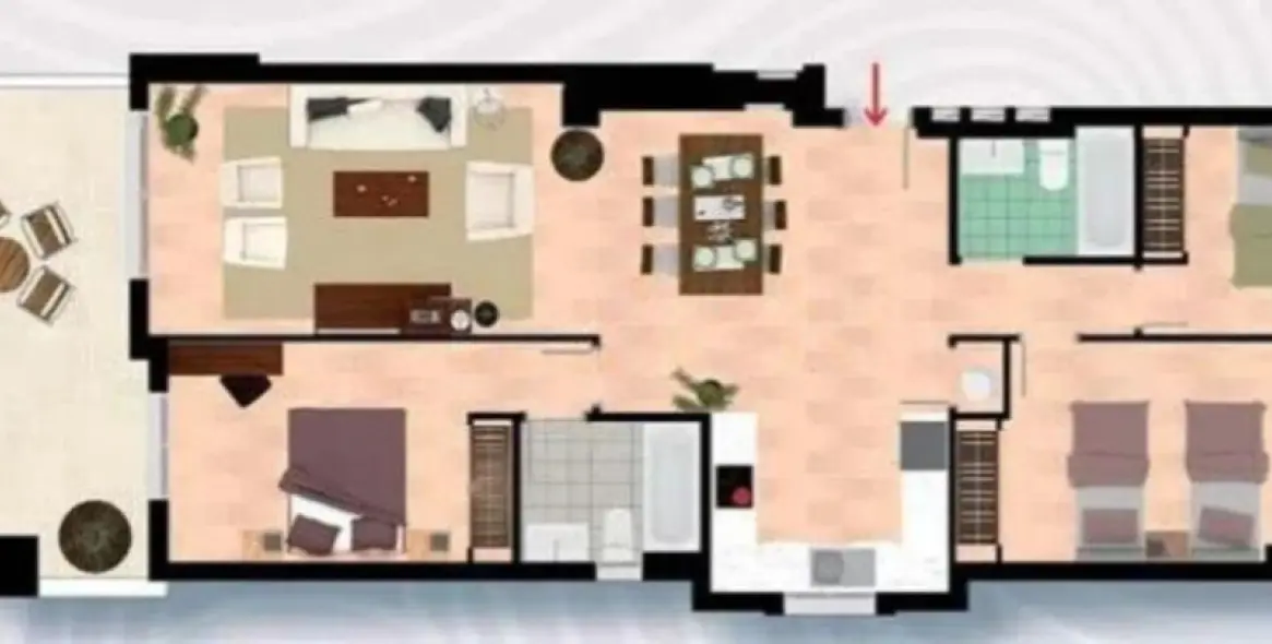 Sale of middle floor apartment in Ojén 2