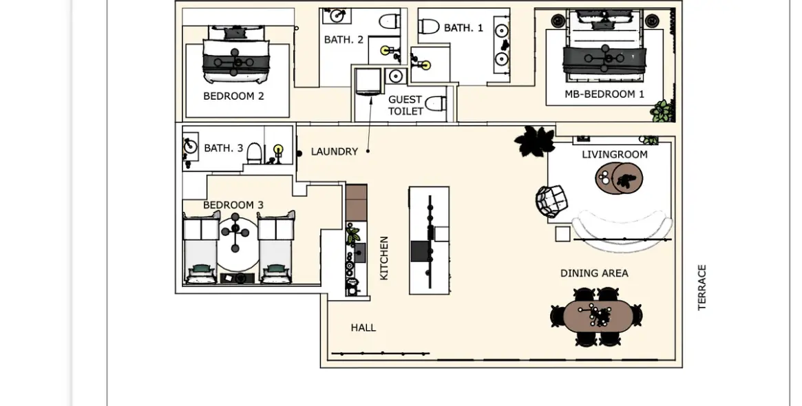 Продажа апартаментов на среднем этаже в La Quinta 40