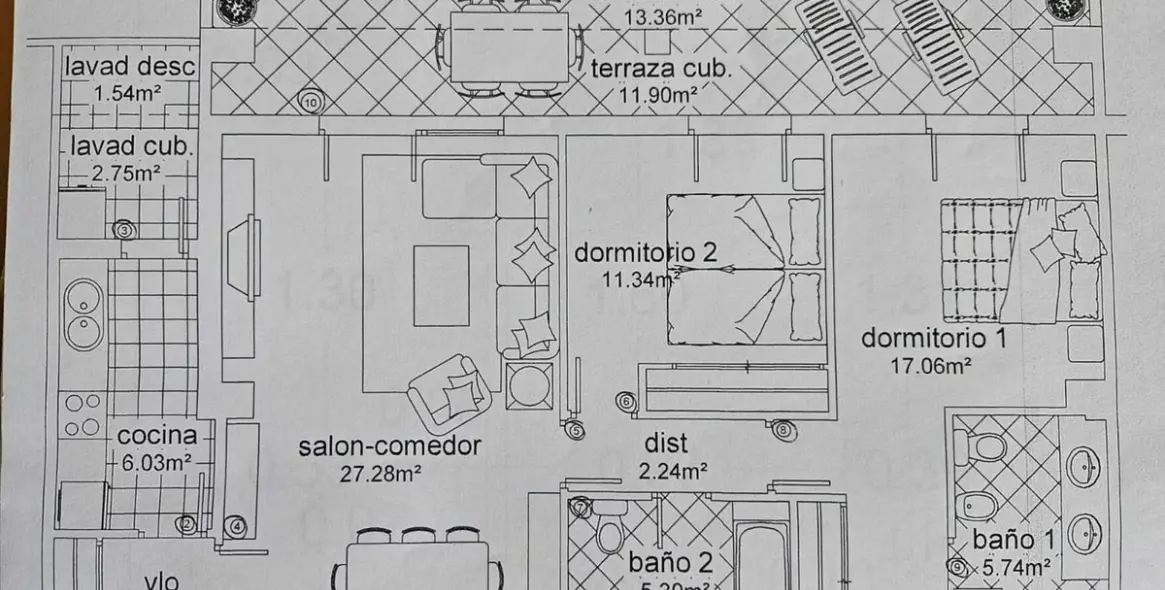 Продажа апартаментов на среднем этаже в Torrequebrada 27