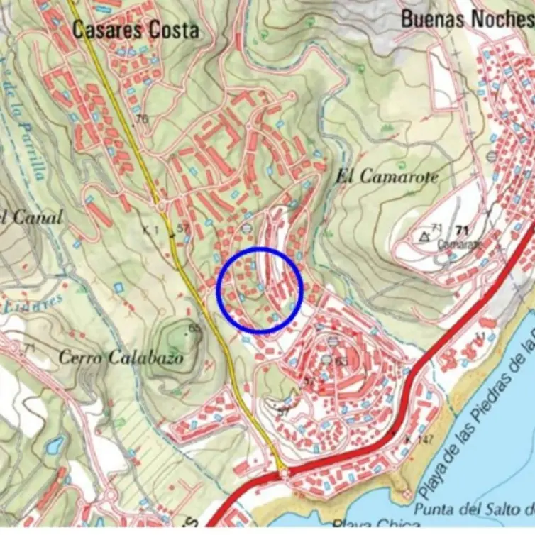 Venta de parcela residencial en Casares Playa