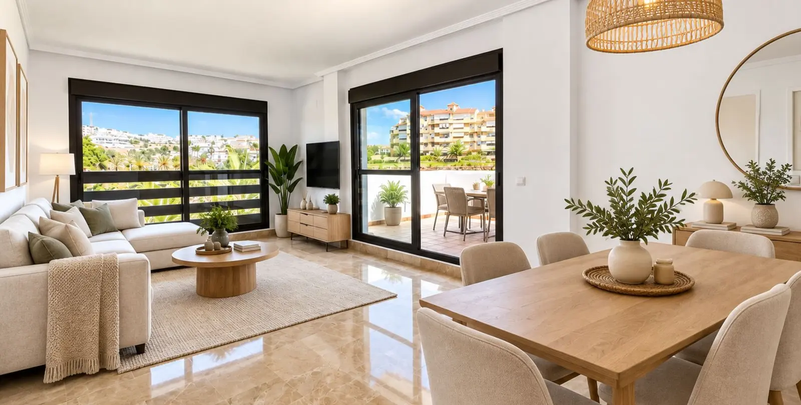 Sale of middle floor apartment in New Golden Mile 1