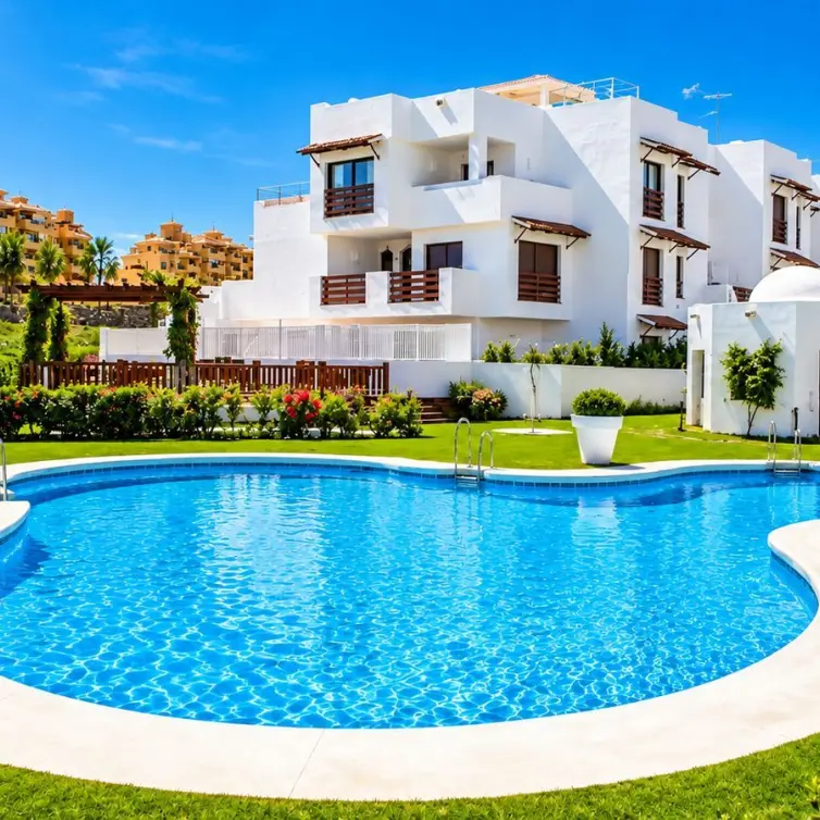 Venta de apartamento en planta media en New Golden Mile
