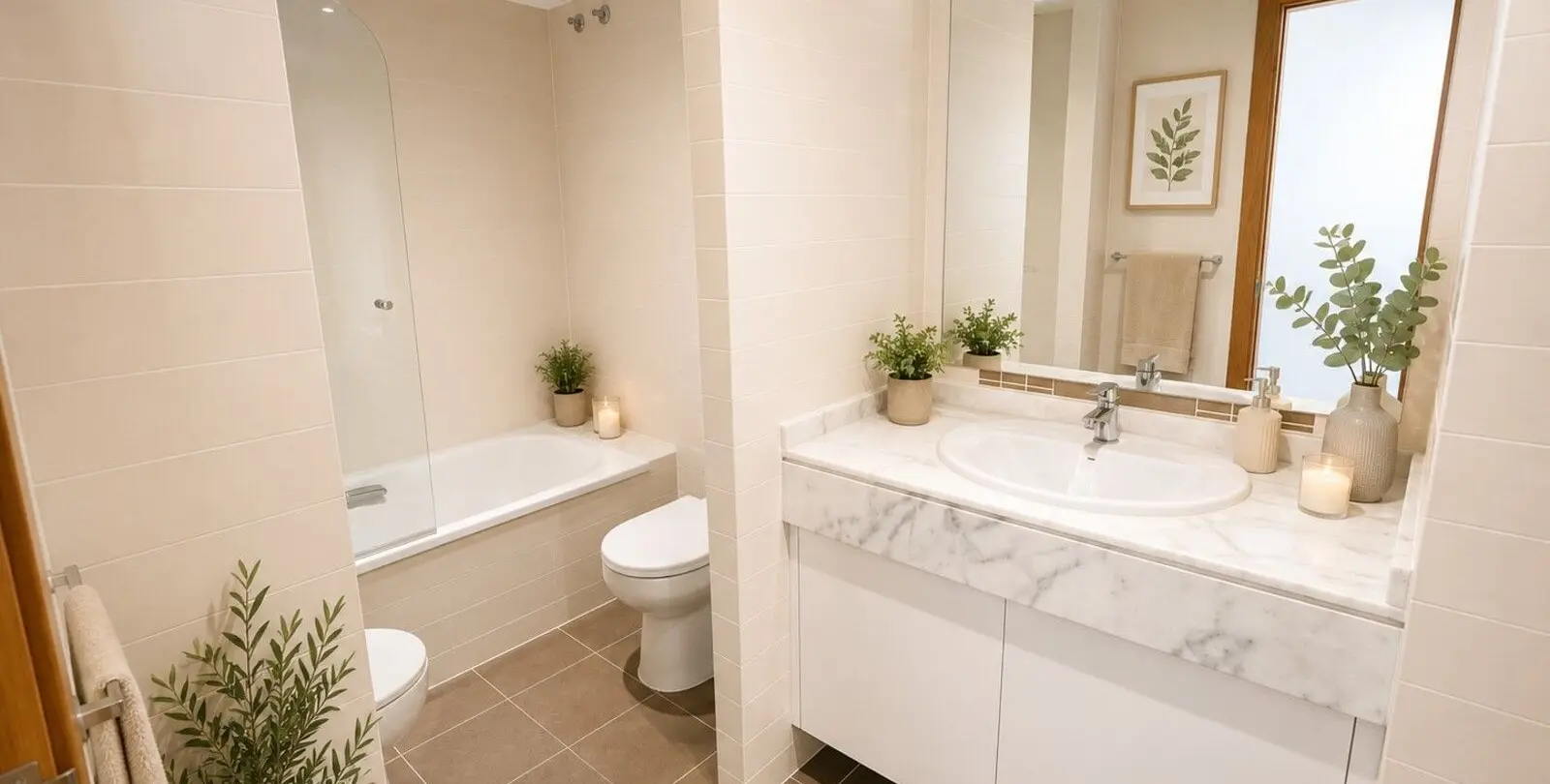 Sale of middle floor apartment in New Golden Mile 9