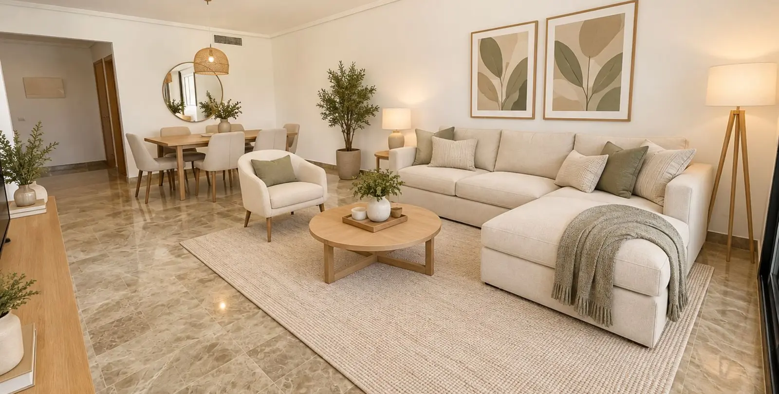 Sale of middle floor apartment in New Golden Mile 13