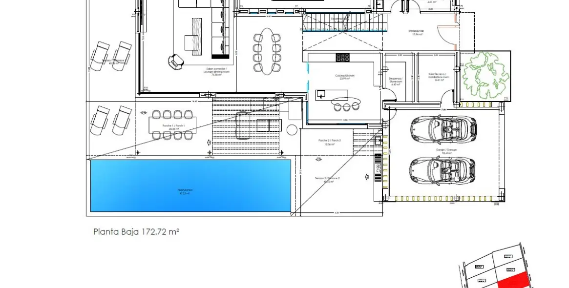 Venta de villa independiente en Bel Air 20
