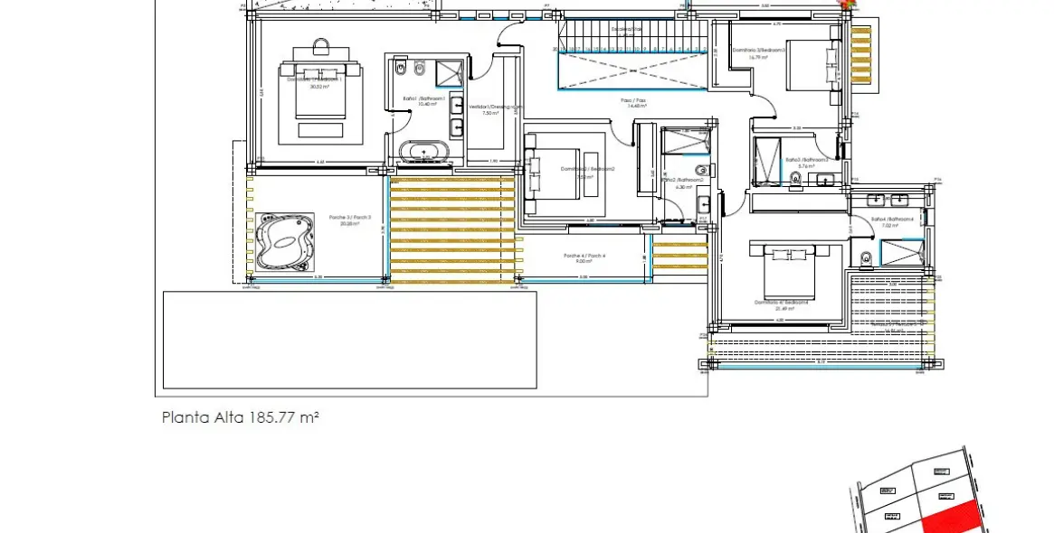 Venta de villa independiente en Bel Air 21