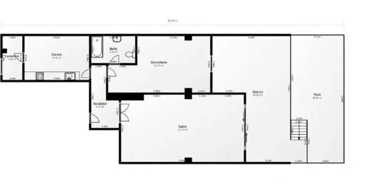 Venta de apartamento en planta baja en Las Brisas 30