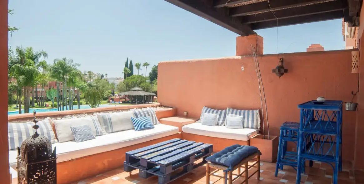 Short-term rent of middle floor apartment in Guadalmina Baja 9