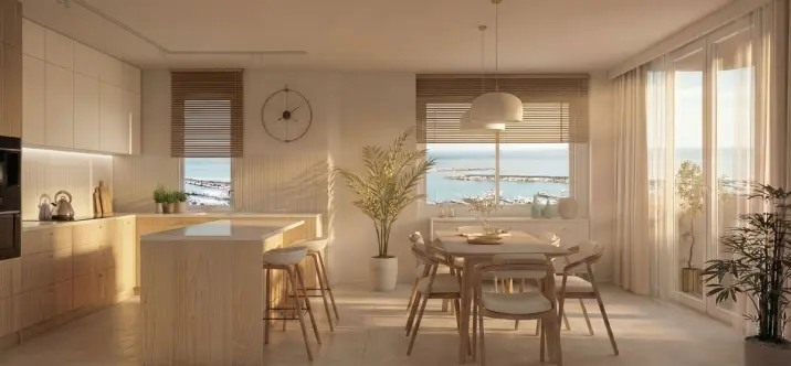 Venta de apartamento en planta media en Estepona 2
