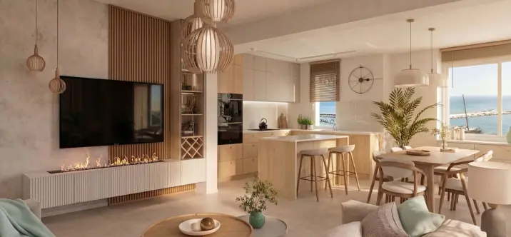 Venta de apartamento en planta media en Estepona 3